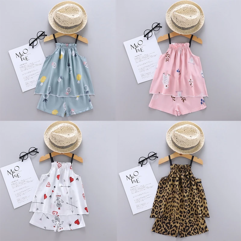 Baby Kids Girls Pineapple Pattern Sling Outfits Blouse Tops+Shorts Sleepwear Set Pajamas
Baby Kids Girls Pineapple Pattern Sling Outfits Blouse Tops+Shorts Sleepwear Set Pajamas