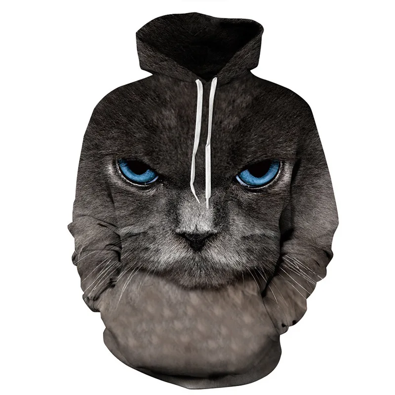 Cat 3d digital printing couple cross-border hot wild loose hooded sports baseball uniform
Cat 3d digital printing couple cross-border hot wild loose hooded sports baseball uniform