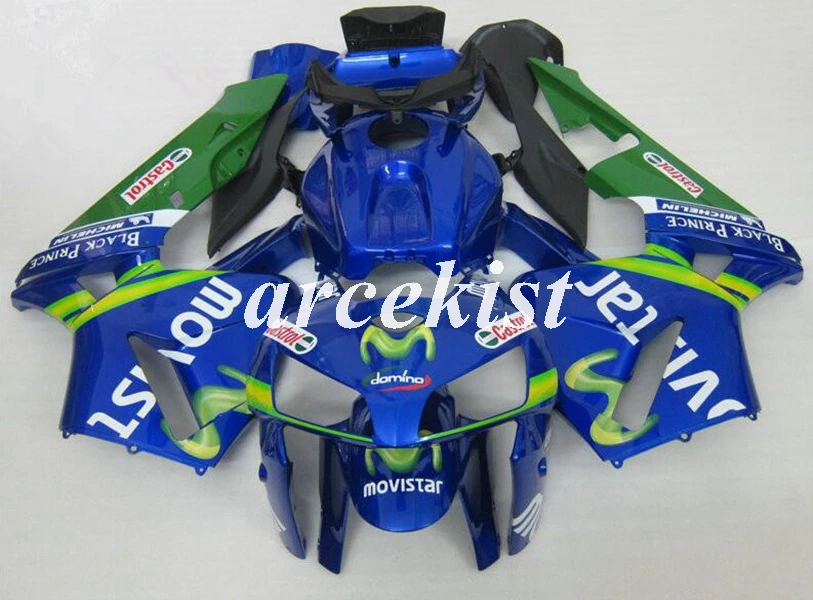 4 Gifts Injection mold New ABS Fairings Kit Fit for HONDA CBR600RR F5 2005 2006 05 06 bodywork set blue green 
4 Gifts Injection mold New ABS Fairings Kit Fit for HONDA CBR600RR F5 2005 2006 05 06 bodywork set blue green