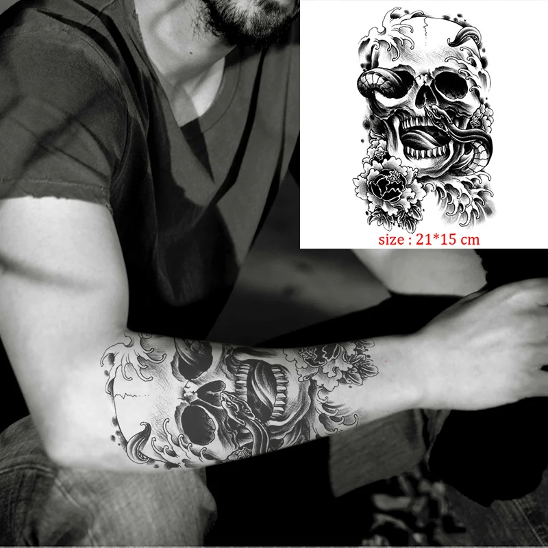 Tattoo Sticker The Clown Skull Snake Rose Flower Tatto Waterproof Temporary Fake Tattoo for Man Girl Body Art Arm Flash Tatoo
Tattoo Sticker The Clown Skull Snake Rose Flower Tatto Waterproof Temporary Fake Tattoo for Man Girl Body Art Arm Flash Tatoo