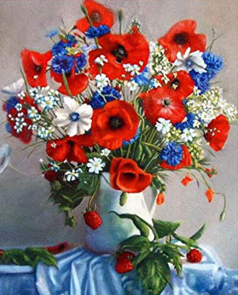 Colored Flowers Painting DIY Handmade Oil Paint Paint By Numbers Kit on Canvas Wall Art Home Decor Digital Painting for Family
Colored Flowers Painting DIY Handmade Oil Paint Paint By Numbers Kit on Canvas Wall Art Home Decor Digital Painting for Family