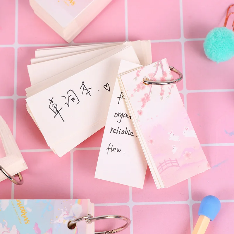 24 pcs/lot Mini Unicorn Rabbit Notebook Cute Ring Buckle Blank Word Book Card Notepads Stationery gift memo pad school supply
24 pcs/lot Mini Unicorn Rabbit Notebook Cute Ring Buckle Blank Word Book Card Notepads Stationery gift memo pad school supply