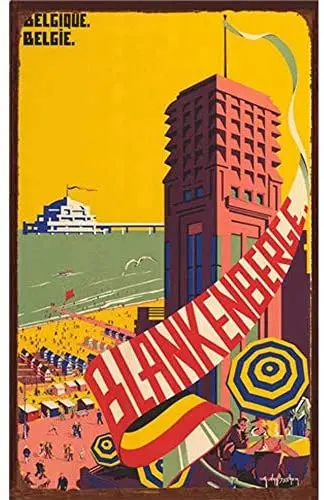 City Metal Signs Wall Hanging Poster Plaque, Bar Pub Club Wall Home Decor Blankenberge 8" x 12"
City Metal Signs Wall Hanging Poster Plaque, Bar Pub Club Wall Home Decor Blankenberge 8" x 12"