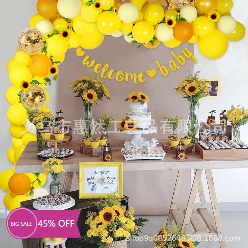 Yellow Unflower Rose Flower Foil Balloons Romantic Wedding Decoration Valentine's Day Event & Party Supplies Balloon Background
Yellow Unflower Rose Flower Foil Balloons Romantic Wedding Decoration Valentine's Day Event & Party Supplies Balloon Background