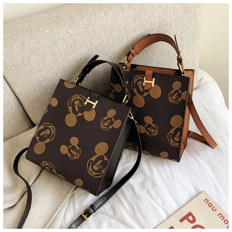 New Cartoon Mickey Mouse Lady's Bag Pu Minnie Messenger Bag Shoulder Bag Fashion Check Ladies Chain Handbag
New Cartoon Mickey Mouse Lady's Bag Pu Minnie Messenger Bag Shoulder Bag Fashion Check Ladies Chain Handbag