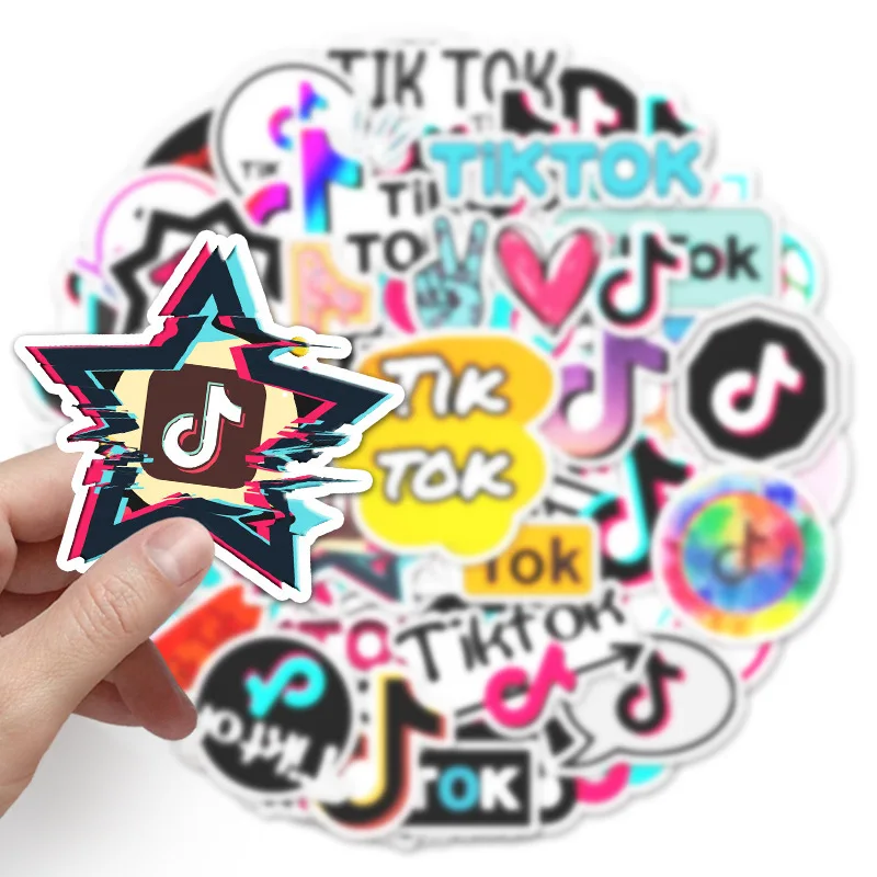 50pcs TikTok Logo Sticker Short Tide Brand Logo Mobile Phone Water Cup Notebook Luggage Creative Decoration Waterproof Sticker
50pcs TikTok Logo Sticker Short Tide Brand Logo Mobile Phone Water Cup Notebook Luggage Creative Decoration Waterproof Sticker