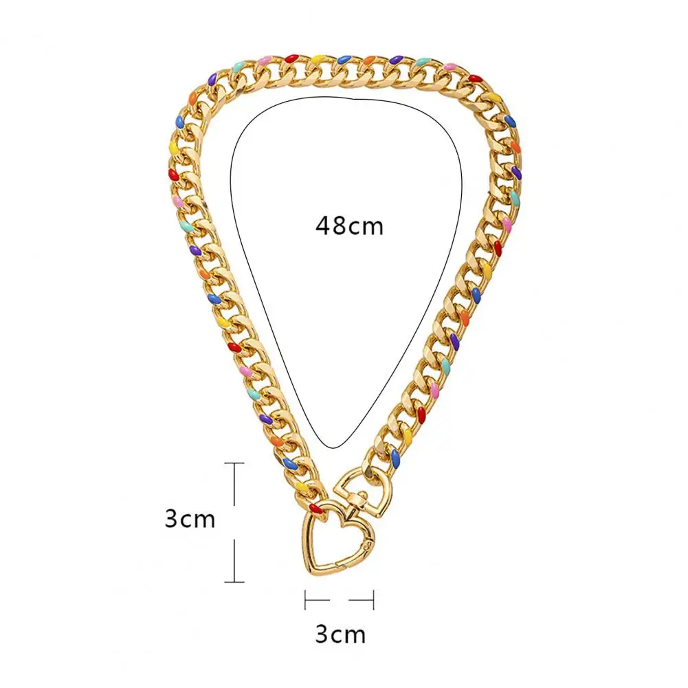 Fashion Love Lock Pendant Choker Necklace Lightweight Polishing Alloy Thick Chain Women Necklace Jewelry Accessory for Party
Fashion Love Lock Pendant Choker Necklace Lightweight Polishing Alloy Thick Chain Women Necklace Jewelry Accessory for Party