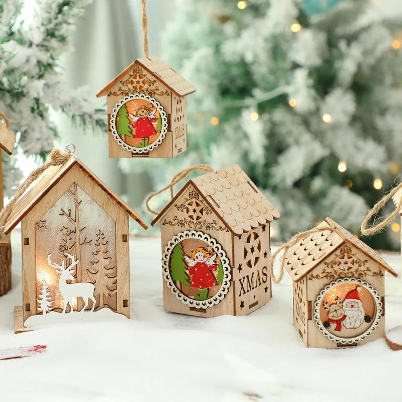 Santa Claus Snowman Elk Ornaments Pendant Luminous Christmas Tree Hanging Cabins Scene Layout Window Party Holiday Decoration
Santa Claus Snowman Elk Ornaments Pendant Luminous Christmas Tree Hanging Cabins Scene Layout Window Party Holiday Decoration