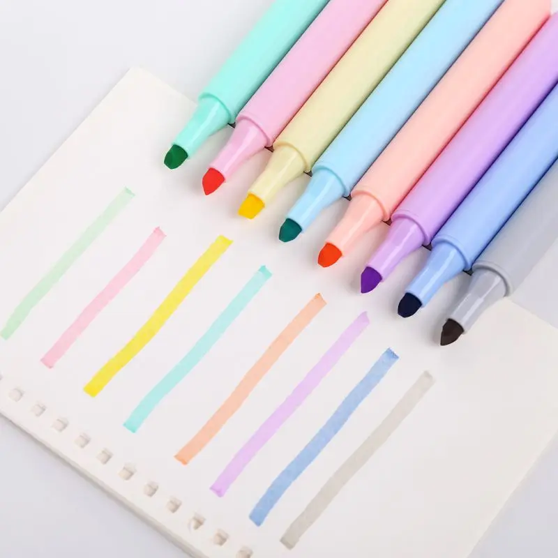 8pcs/set Creative Fluorescent Pen Highlighter Pencil Candy Color Drawing Marker Pen Office Stationery
8pcs/set Creative Fluorescent Pen Highlighter Pencil Candy Color Drawing Marker Pen Office Stationery