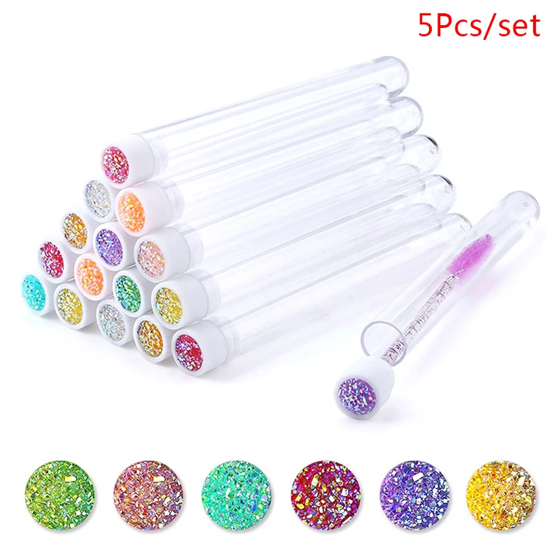 5pcs Mascara Brushes Diamond Eyelash Makeup Brush Eyebrow Wand Reusable For Eyelash Extension Makeup Tools
5pcs Mascara Brushes Diamond Eyelash Makeup Brush Eyebrow Wand Reusable For Eyelash Extension Makeup Tools