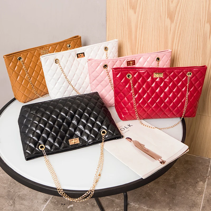 Women's Shoulder Strap Handbag Crossbody Bag PU Square Large Fashion Casual Korean version Simplicity All-match Underarm Phone
Women's Shoulder Strap Handbag Crossbody Bag PU Square Large Fashion Casual Korean version Simplicity All-match Underarm Phone