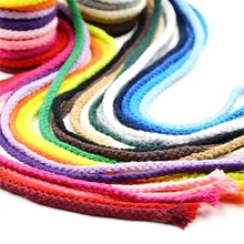 5mm Cotton Cord Eco-Friendly Twisted Rope High Tenacity Thread DIY Textile Craft Woven String Home Decoration Touw 4yards