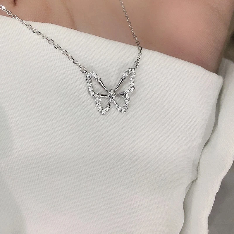 925 Sterling Silver Zircon Butterfly Charm Necklaces & Pendants Choker Statement Necklace For Women Girls Jewelry dz597
925 Sterling Silver Zircon Butterfly Charm Necklaces & Pendants Choker Statement Necklace For Women Girls Jewelry dz597