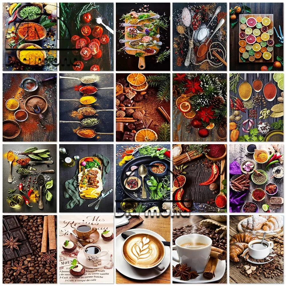 Kitchen Decor Diamond Painting Foods Spice 5D Diy Diamond Embroidery Cross Stitch Kit Coffee Mosaic Wall Art Rhinestone Posters
Kitchen Decor Diamond Painting Foods Spice 5D Diy Diamond Embroidery Cross Stitch Kit Coffee Mosaic Wall Art Rhinestone Posters