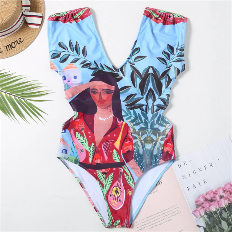GNIM One-Piece Bikini Swimwear Women 2020 Sexy Deep V Neck Swim Bathing Suit Biquini Summer Beach Wear Print Brazilian Swimsuit
GNIM One-Piece Bikini Swimwear Women 2020 Sexy Deep V Neck Swim Bathing Suit Biquini Summer Beach Wear Print Brazilian Swimsuit