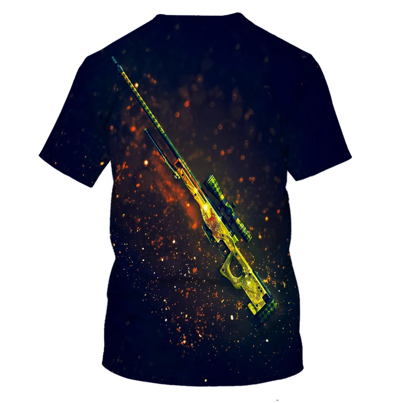 2021 new fun pubg game gun print t-shirt men's short sleeve round neck fashion summer T-shirt
2021 new fun pubg game gun print t-shirt men's short sleeve round neck fashion summer T-shirt
