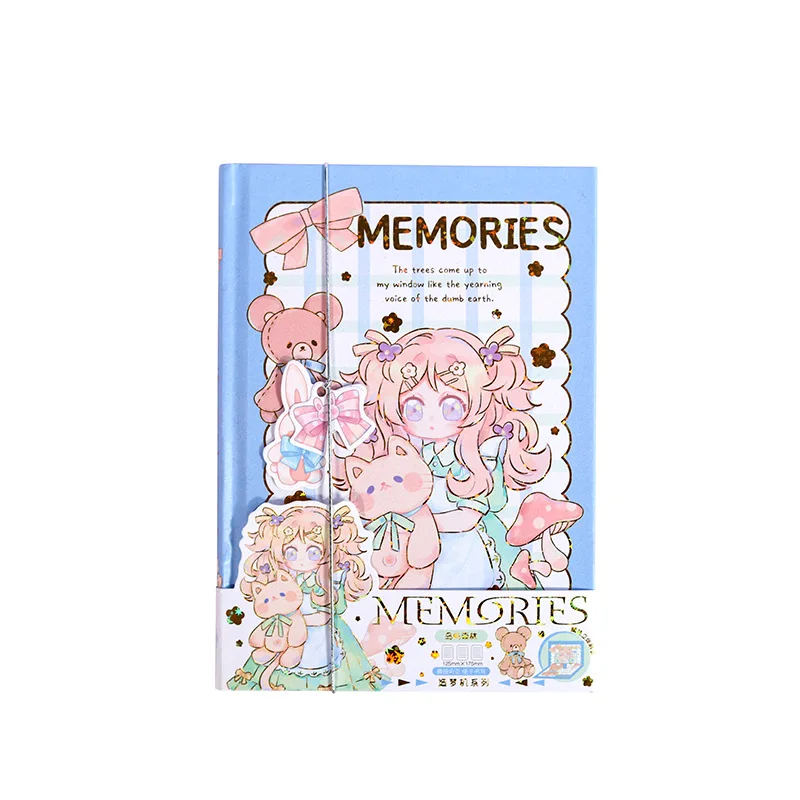 Kawaii Japanese Cartoon Girl Theme Hardcover Notebook 130*180mm Lined Paper 196P Colorful Pages Agenda Gift 
Kawaii Japanese Cartoon Girl Theme Hardcover Notebook 130*180mm Lined Paper 196P Colorful Pages Agenda Gift