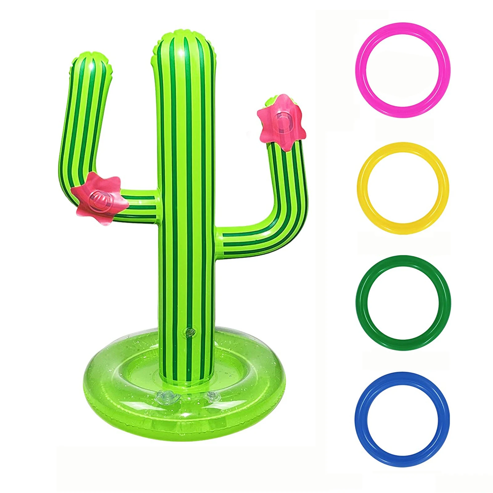 5PCS/Set PVC Inflatable Cactus Casting Ring Toy Floating Ring Toss Swimming Beach Party Bar Party Throwing Circle Game Pool Toys
5PCS/Set PVC Inflatable Cactus Casting Ring Toy Floating Ring Toss Swimming Beach Party Bar Party Throwing Circle Game Pool Toys