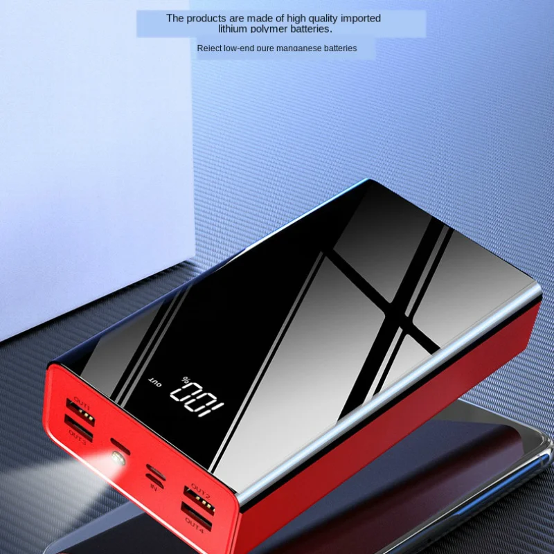 40000mAh Power Bank Large Capacity LCD PowerBank External Battery USB Portable Mobile Phone Charger for Samsung Xiaomi Iphone
40000mAh Power Bank Large Capacity LCD PowerBank External Battery USB Portable Mobile Phone Charger for Samsung Xiaomi Iphone