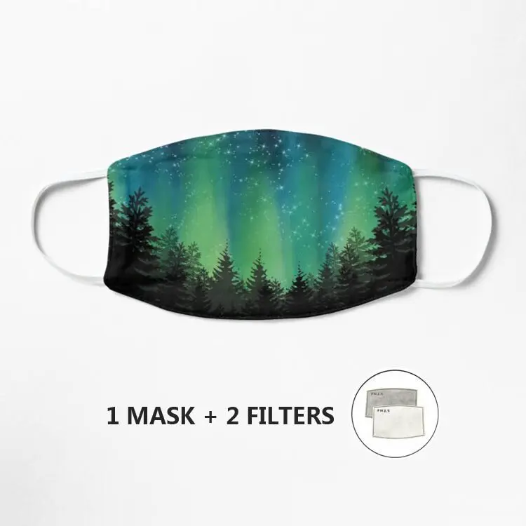 Northern Lights Mask funny Mask Face Mask Mouth Fabric Muffle Face Funny Dustproof Cover Mascarilla
Northern Lights Mask funny Mask Face Mask Mouth Fabric Muffle Face Funny Dustproof Cover Mascarilla