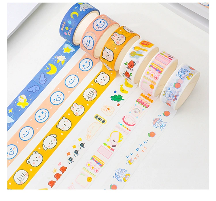 3m Ins Cartoon Cute Colorful Washi Tape Girl Hand Account Diy Masking Decorative Tapes Card Paper Sealing Sticker School Tools
3m Ins Cartoon Cute Colorful Washi Tape Girl Hand Account Diy Masking Decorative Tapes Card Paper Sealing Sticker School Tools