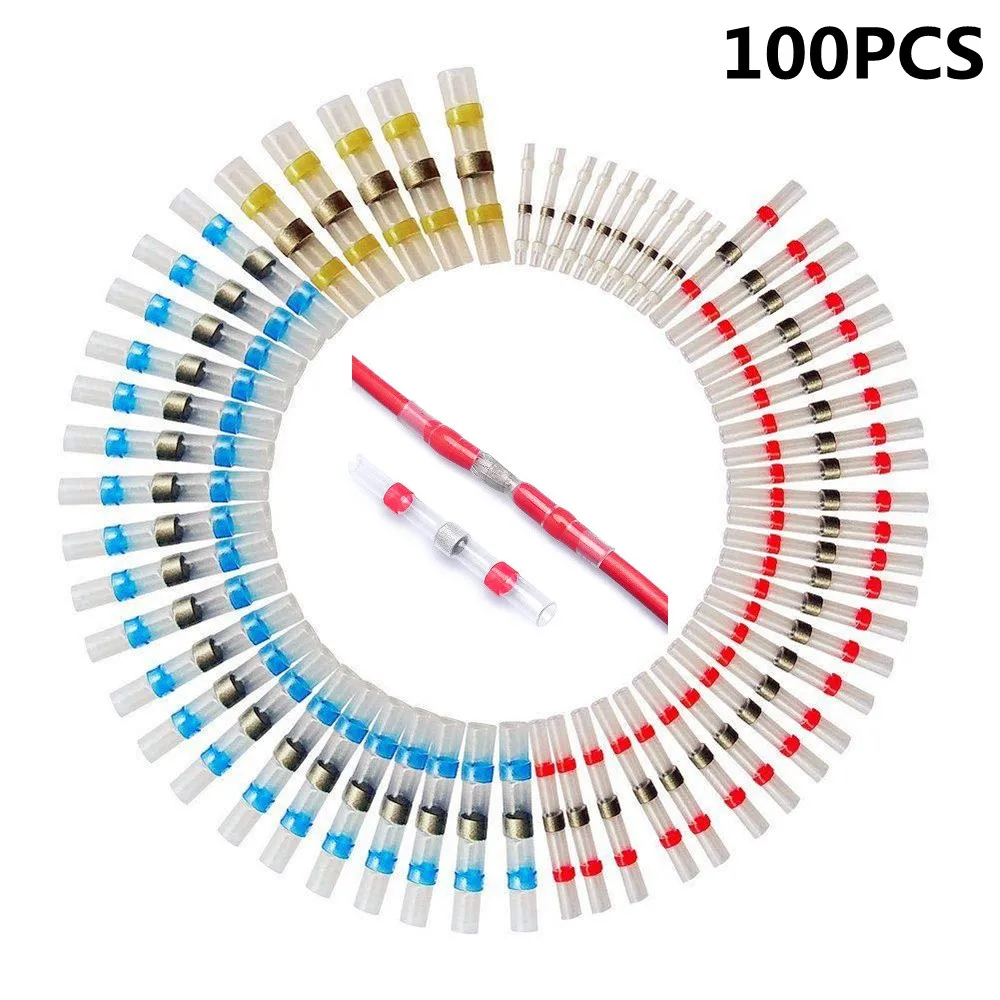 10/100PCS Thermal Shrinkage Electrical Car Wires Connector Solder Extrusion Terminals Block Cable Termination Wireway Clamping
10/100PCS Thermal Shrinkage Electrical Car Wires Connector Solder Extrusion Terminals Block Cable Termination Wireway Clamping