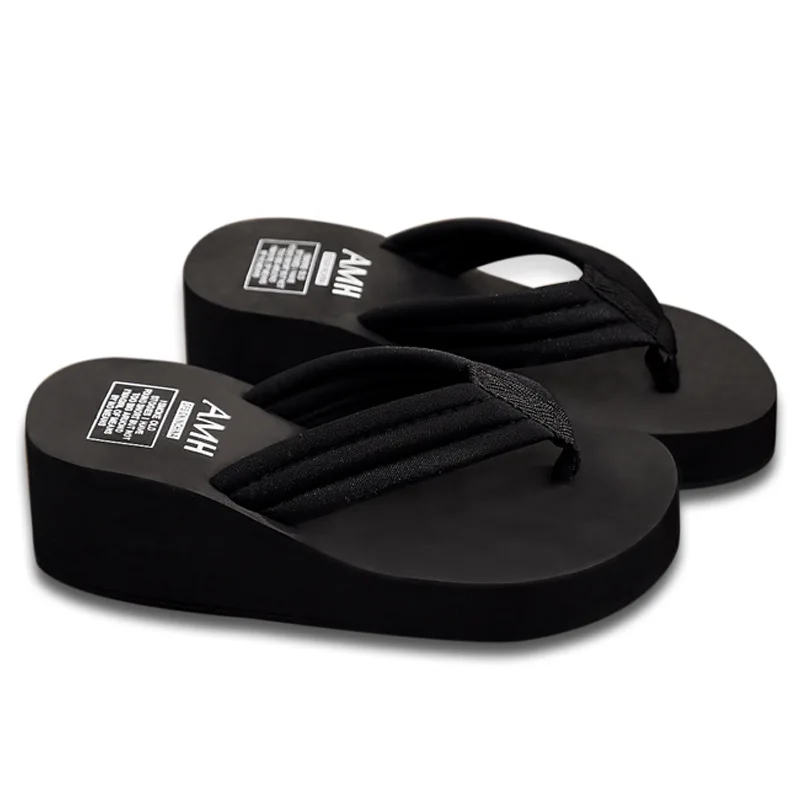 2021Summer women's fashion simple solid color sandals and slippers thick-soled slope with casual beach flip flops DIY decals
2021Summer women's fashion simple solid color sandals and slippers thick-soled slope with casual beach flip flops DIY decals