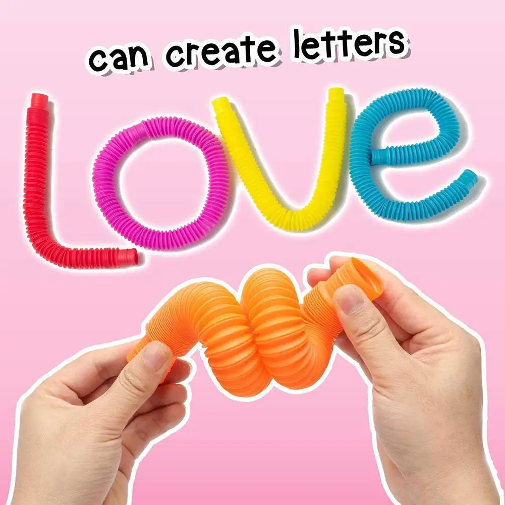 5 Pcs/set Children's Vent Stress Relief Toys New Color Fun Stretch Tube Interesting Telescopic Decompression Toys Random Color
5 Pcs/set Children's Vent Stress Relief Toys New Color Fun Stretch Tube Interesting Telescopic Decompression Toys Random Color