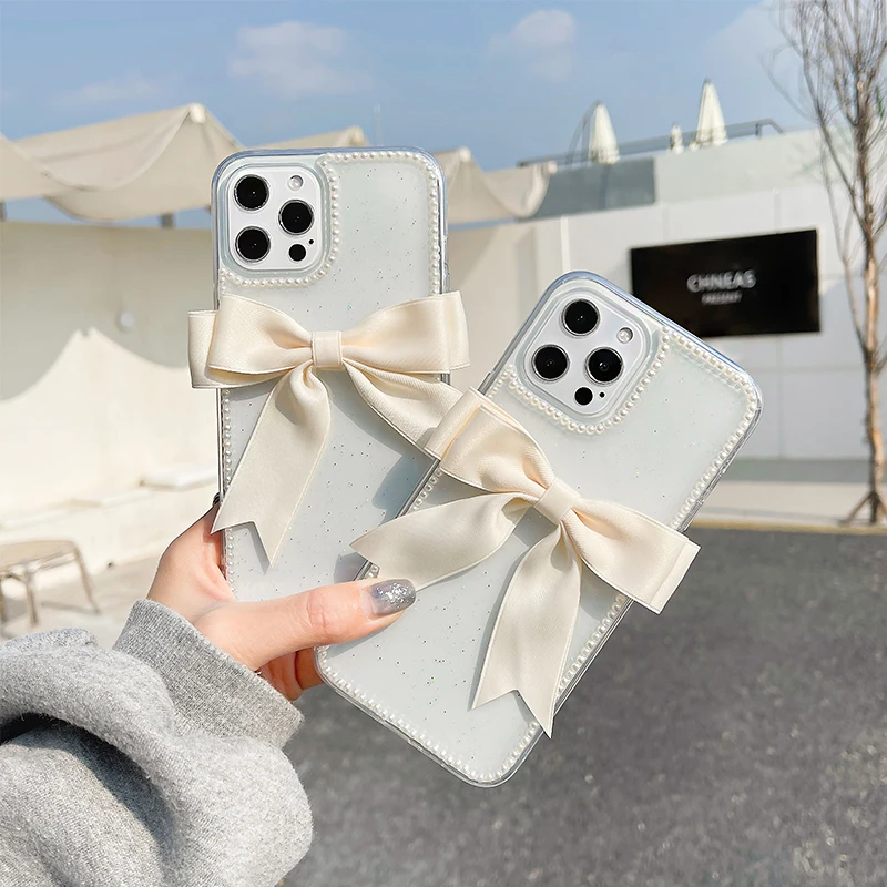Pearl frame 3D bowknot phone case for iphone 12 11 pro max 12mini SE 2020 7 8 plus X XR XS MAX cute clear soft cover gril gift
Pearl frame 3D bowknot phone case for iphone 12 11 pro max 12mini SE 2020 7 8 plus X XR XS MAX cute clear soft cover gril gift