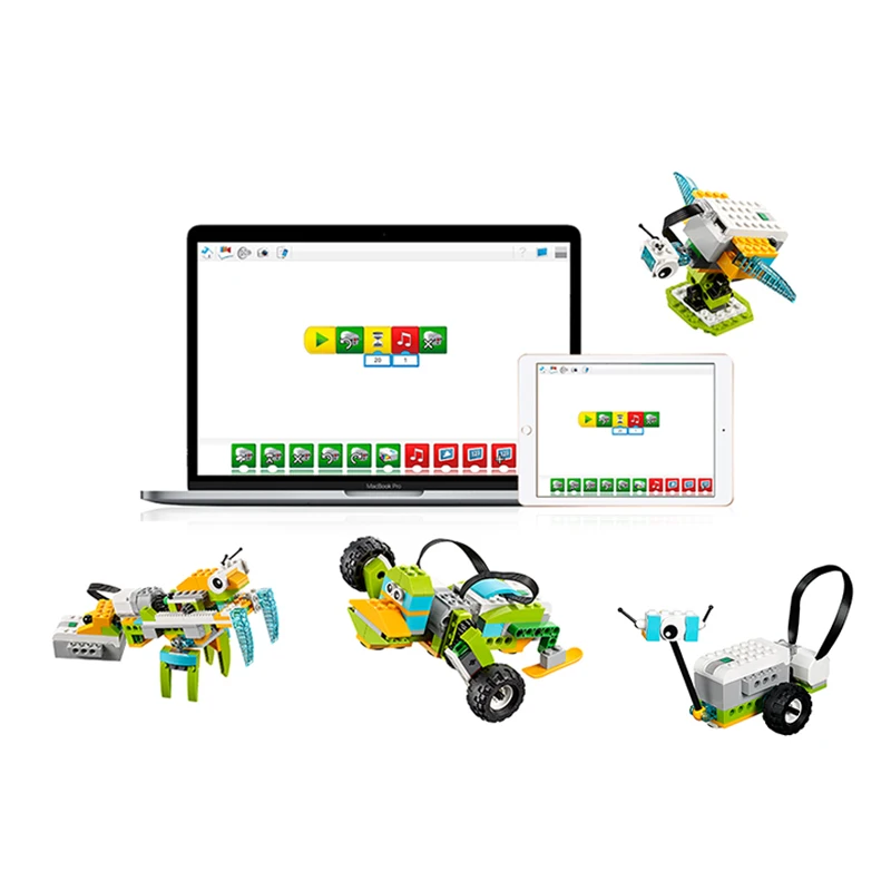 NEW WeDo3.0 Robotics Construction Set Building Blocks Compatible with legoes Wedo2.0 Educational 45300 DIY toys
NEW WeDo3.0 Robotics Construction Set Building Blocks Compatible with legoes Wedo2.0 Educational 45300 DIY toys