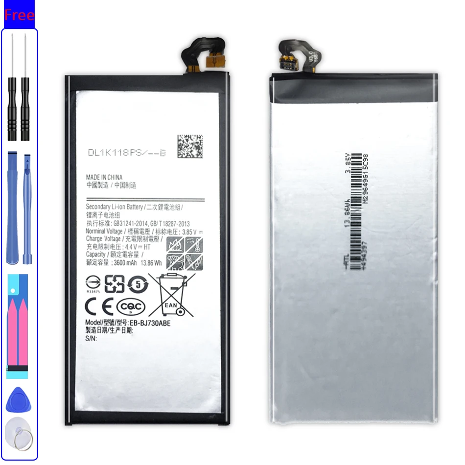Сменный аккумулятор EB-BJ730ABE для Samsung Galaxy J7 Pro / J7 2017 SM J730 SM-J730F J730FM 3600 мА · ч + номер отслеживания
Сменный аккумулятор EB-BJ730ABE для Samsung Galaxy J7 Pro / J7 2017 SM J730 SM-J730F J730FM 3600 мА · ч + номер отслеживания