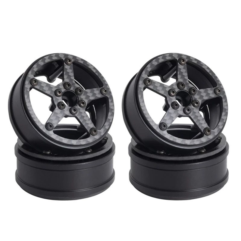4Pcs Carbon Fiber 2.2Inch Beadlock Wheel Hub Rim for 1/10 RC Crawler Car Axial SCX10 Wraith RR10 Traxxas TRX4
4Pcs Carbon Fiber 2.2Inch Beadlock Wheel Hub Rim for 1/10 RC Crawler Car Axial SCX10 Wraith RR10 Traxxas TRX4