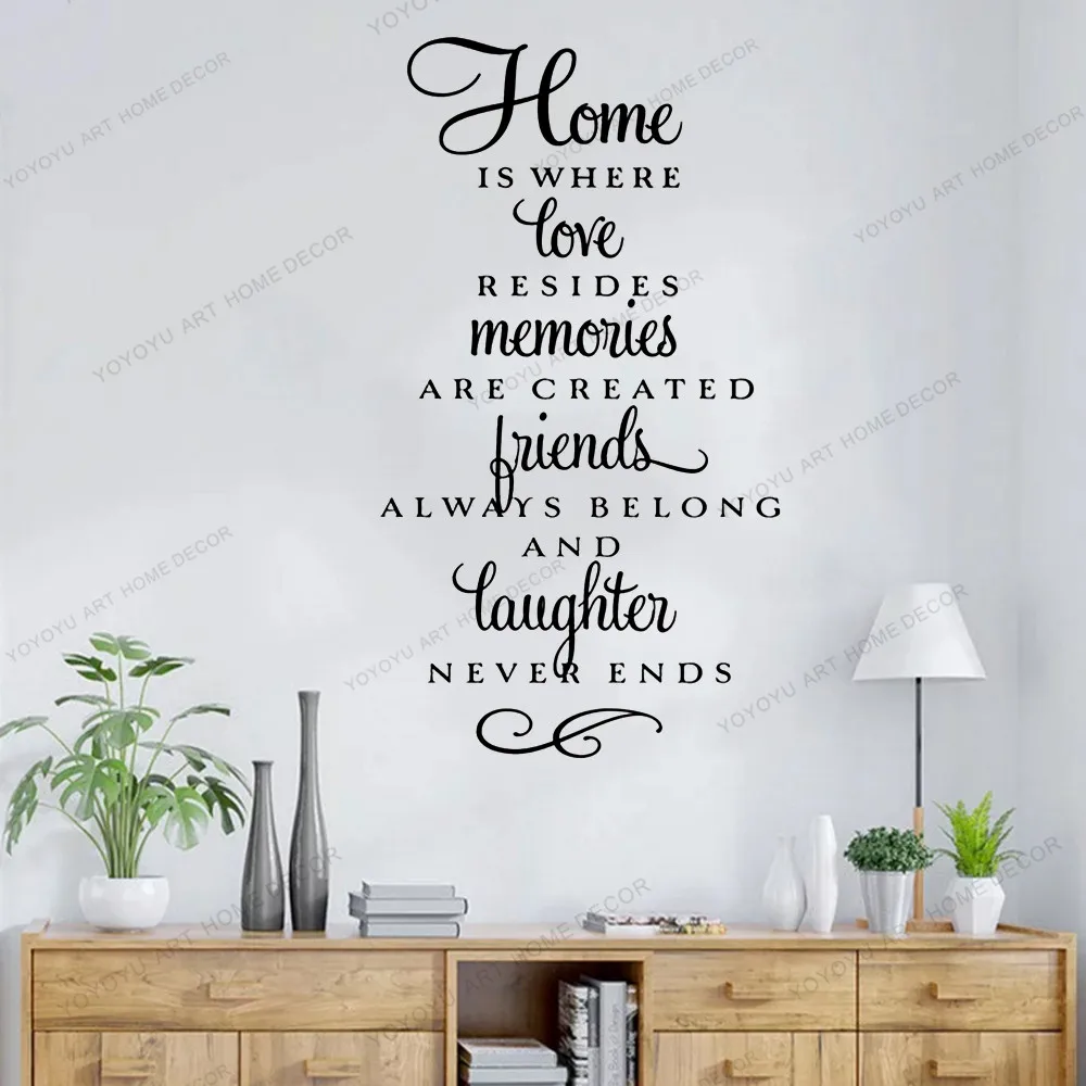 Inspirational Family Quotes Sticker Home is where love resides Vinyl Wall Decal Home Decor Entry Way Wall Decor Removable WX27
Inspirational Family Quotes Sticker Home is where love resides Vinyl Wall Decal Home Decor Entry Way Wall Decor Removable WX27