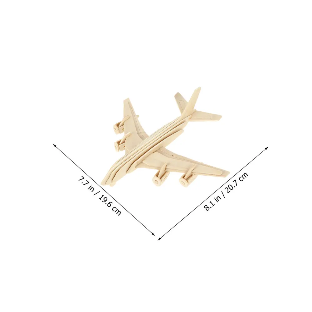 1 Set 3 Pcs Children Educational Toys 3D Puzzles Wood Airplane Models (Khaki)
1 Set 3 Pcs Children Educational Toys 3D Puzzles Wood Airplane Models (Khaki)