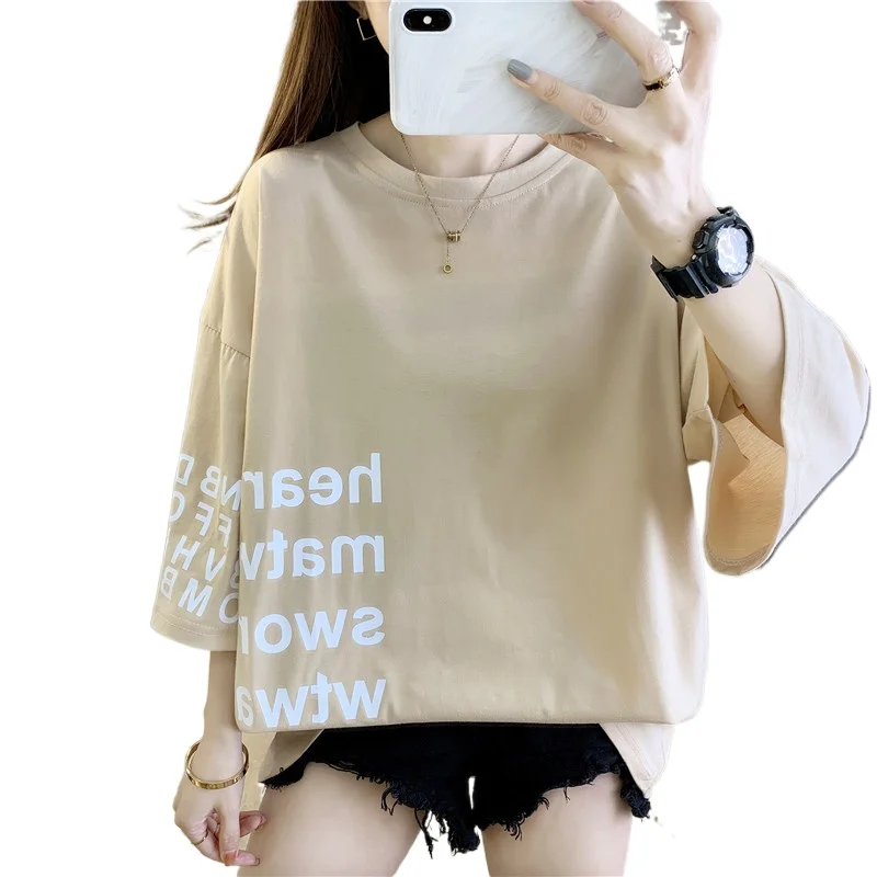 Harajuku cotton oversized Casual Short Sleeve Woman Tshirts korean style Women T-shirts Summer letter print Tops Female T shirt
Harajuku cotton oversized Casual Short Sleeve Woman Tshirts korean style Women T-shirts Summer letter print Tops Female T shirt