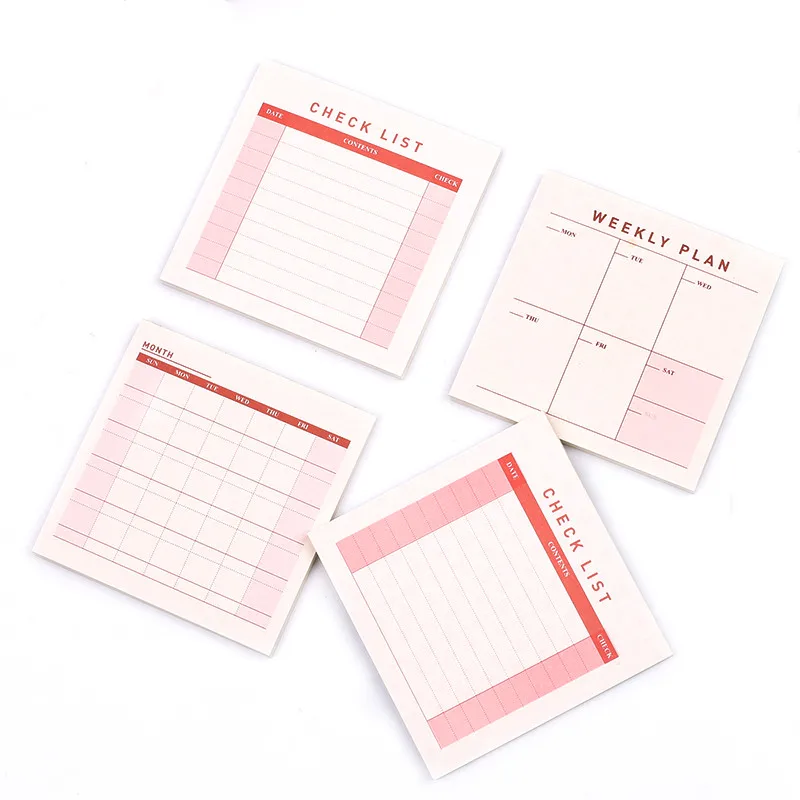 60 Sheets/pack Creative Diary Weekly Monthly Planner Pad To Do List Time Schedule Sticky Notes Office School Supplies Stationery 
60 Sheets/pack Creative Diary Weekly Monthly Planner Pad To Do List Time Schedule Sticky Notes Office School Supplies Stationery