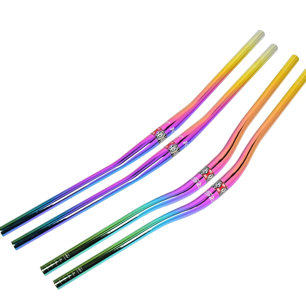MTB Bicycle Swallow-shaped Handlebar 31.8mm*800mm AM XC downhill Racing Bike Rise handlebar Mountain Road Bike Rainbow Handlebar
MTB Bicycle Swallow-shaped Handlebar 31.8mm*800mm AM XC downhill Racing Bike Rise handlebar Mountain Road Bike Rainbow Handlebar