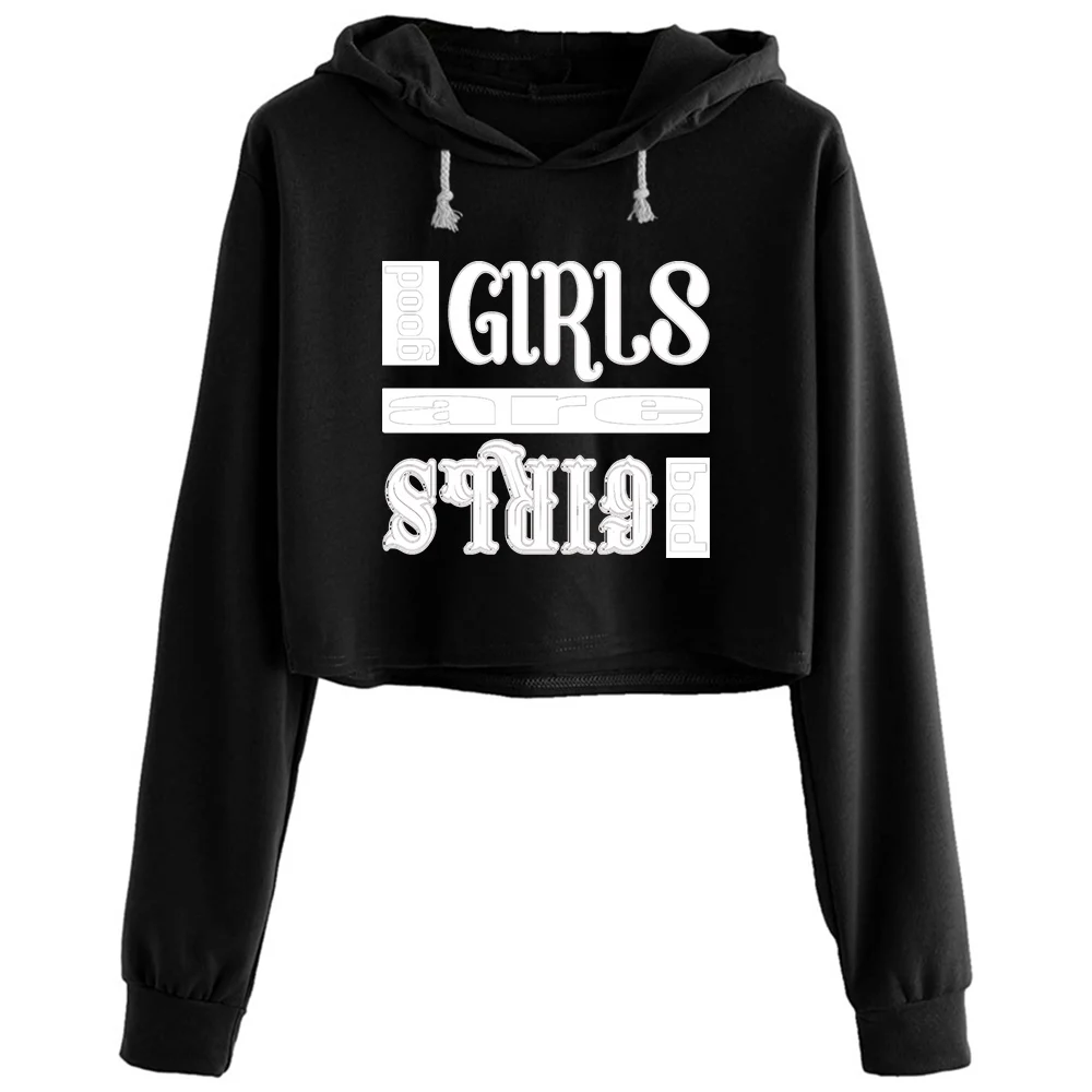 Good Girls Are Bad Girls Crop Hoodies Women Harajuku Anime Emo Aesthetic Pullover For Girls
Good Girls Are Bad Girls Crop Hoodies Women Harajuku Anime Emo Aesthetic Pullover For Girls