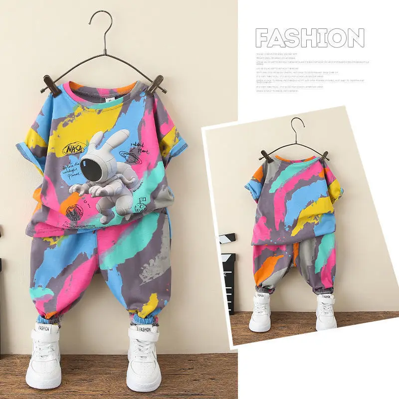 Children's Clothing Boys Summer Suits 2021 New Foreign-style Baby Clothes Children's Handsome Short-sleeved Two-piece Suit
Children's Clothing Boys Summer Suits 2021 New Foreign-style Baby Clothes Children's Handsome Short-sleeved Two-piece Suit