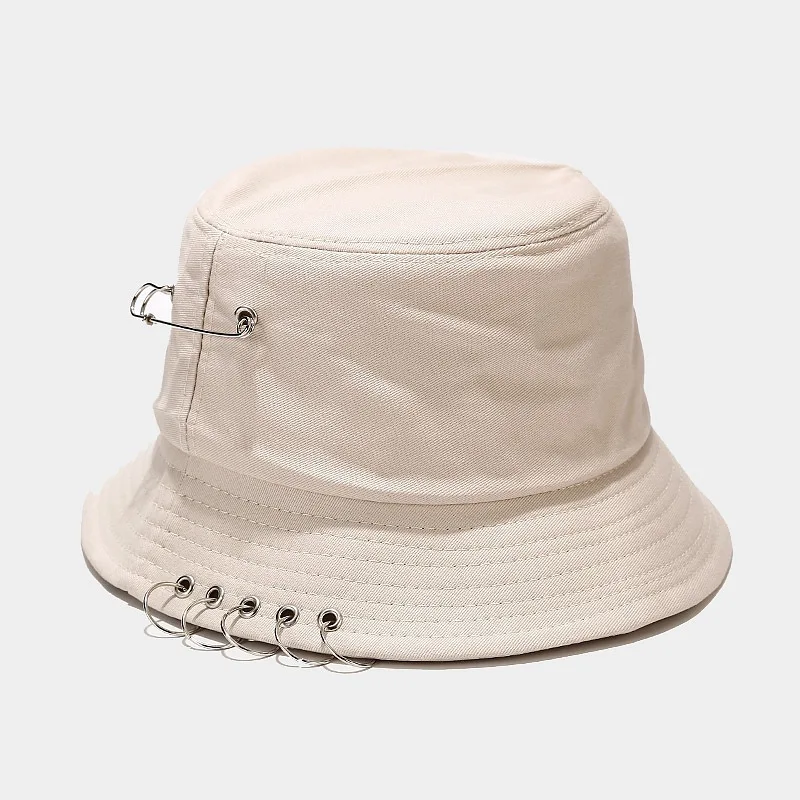 Five-Ring Pin Bucket Hat Female All-Matching Foldable Bucket Hat Male Trendy Summer Outdoor Sun Protection Sun Hat Couple Hat
Five-Ring Pin Bucket Hat Female All-Matching Foldable Bucket Hat Male Trendy Summer Outdoor Sun Protection Sun Hat Couple Hat