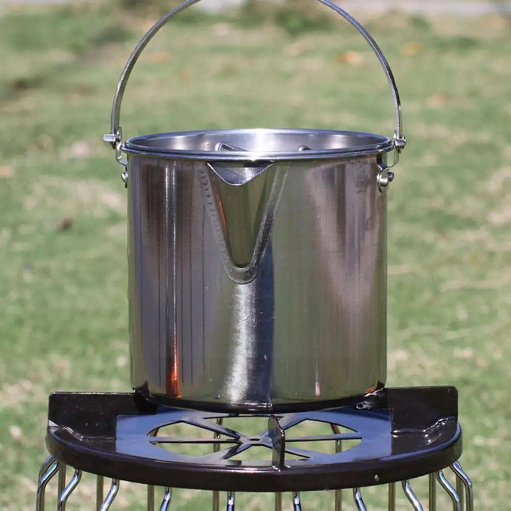 1.2l Outdoor Steel Kettle Picnic Camping Hanging Pot Camping Coffee Cooker Teapot Portable For Hiking Pot Trip Camping M7k1
1.2l Outdoor Steel Kettle Picnic Camping Hanging Pot Camping Coffee Cooker Teapot Portable For Hiking Pot Trip Camping M7k1