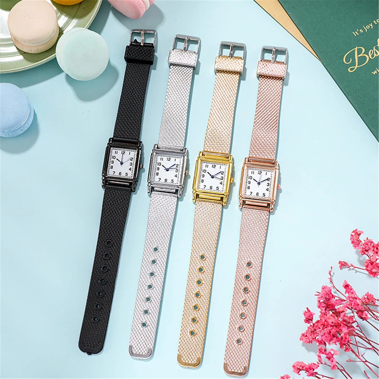 Men’s Quartz Wrist Watch Clock Silicone Mesh Band Rectangle Watch Sport Business Casual Top Brand Simple For Male Quartz Watch
Men’s Quartz Wrist Watch Clock Silicone Mesh Band Rectangle Watch Sport Business Casual Top Brand Simple For Male Quartz Watch
