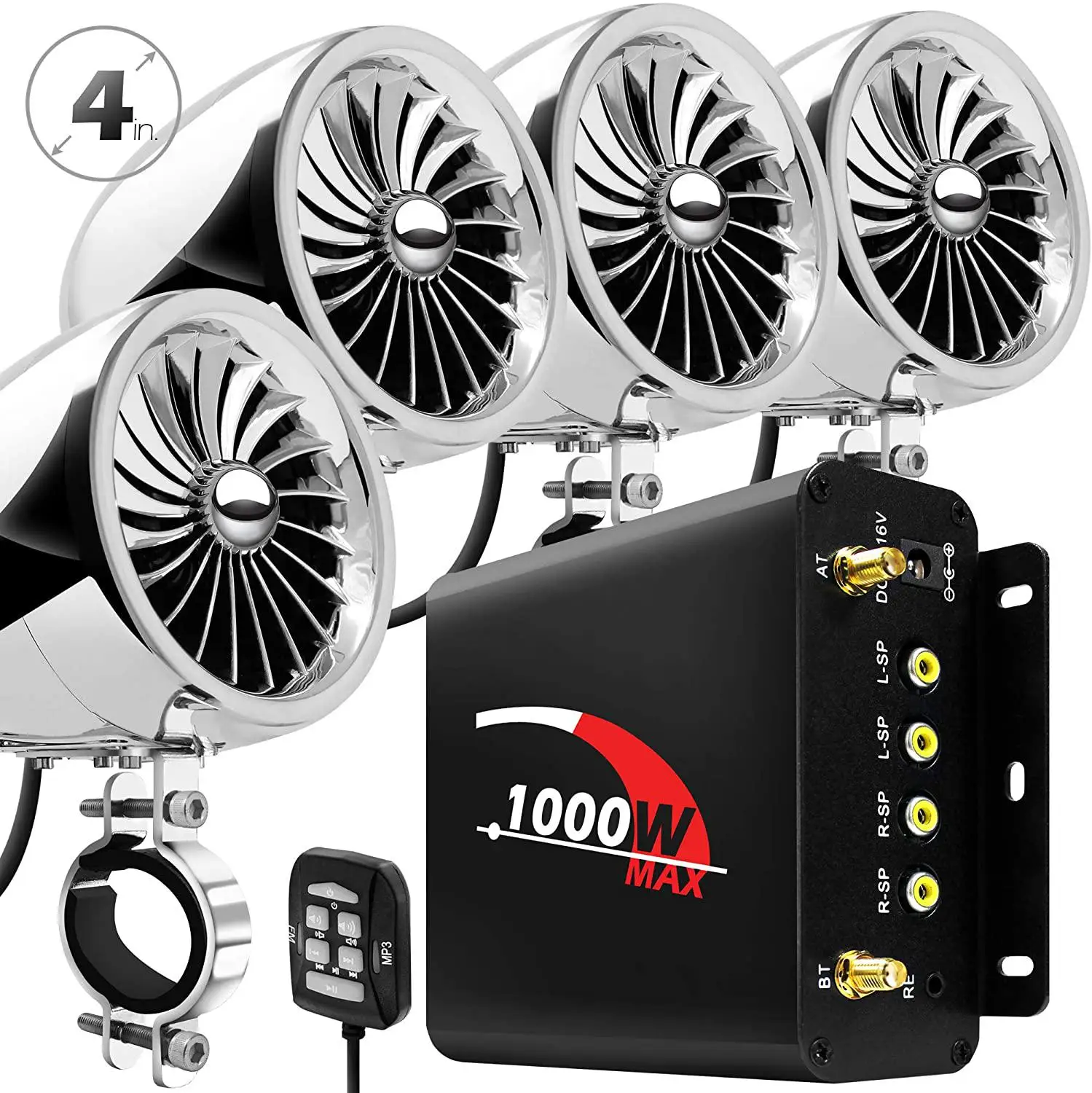 Waterproof 1000W Audio Player Bluetooth Speakers Motorcycle Audio Amplifier Boat Speakers FM Radio Car Radio Wired Autoradio
Waterproof 1000W Audio Player Bluetooth Speakers Motorcycle Audio Amplifier Boat Speakers FM Radio Car Radio Wired Autoradio