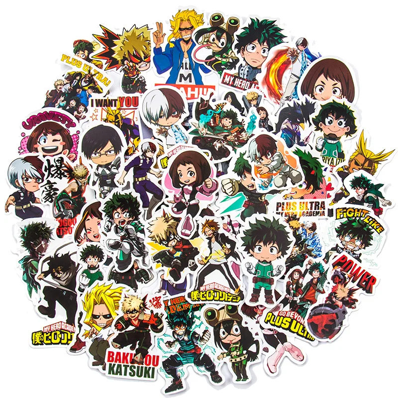 20/30/50PCS Cartoon Anime My Hero Academia Deco Stickers Kid Toy Gift Motorcycle Helmet Suitcase Computer Graffiti Sticker
20/30/50PCS Cartoon Anime My Hero Academia Deco Stickers Kid Toy Gift Motorcycle Helmet Suitcase Computer Graffiti Sticker