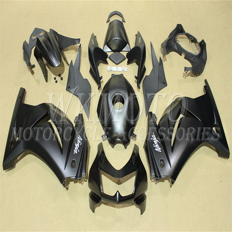 For KAWASAKI NINJA250R EX250 2008-2012 Matte Black Nose Tank Fender Side Cowl Rear Tail Panel Fairing Bodywork Kit KA1
For KAWASAKI NINJA250R EX250 2008-2012 Matte Black Nose Tank Fender Side Cowl Rear Tail Panel Fairing Bodywork Kit KA1
