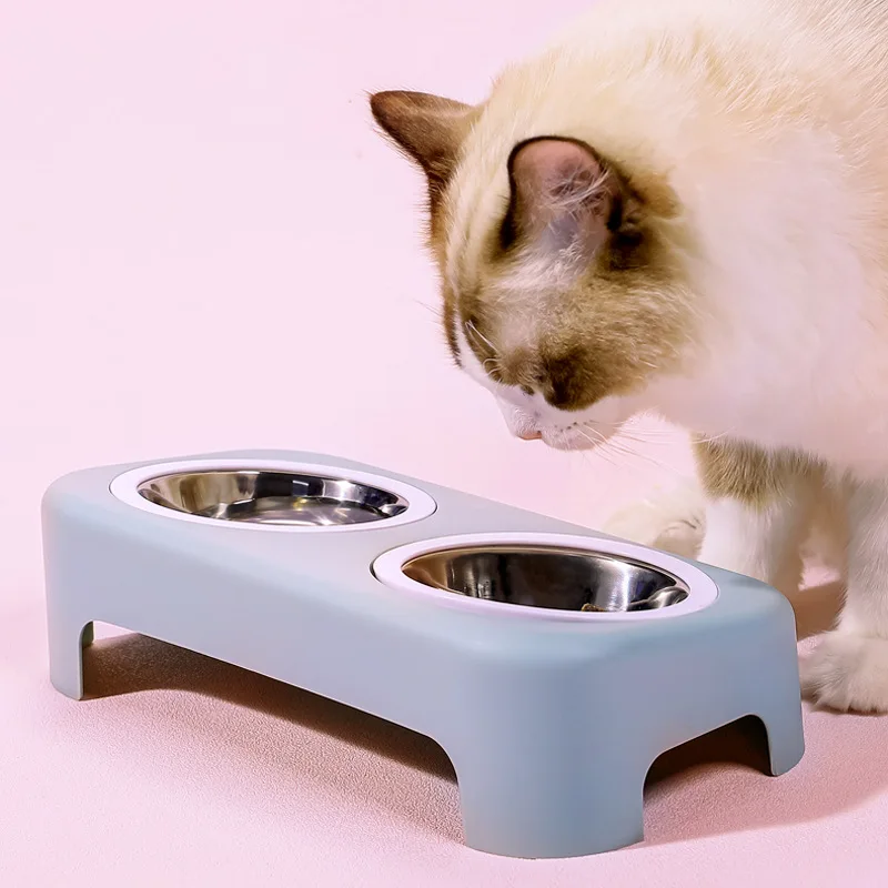 Double Cat Dog Bowls Cat Food Water Feeder Stainless Steel Pet Drinking Dish Feeder Puppy Cat Feeding Pet Feeding Accessories
Double Cat Dog Bowls Cat Food Water Feeder Stainless Steel Pet Drinking Dish Feeder Puppy Cat Feeding Pet Feeding Accessories