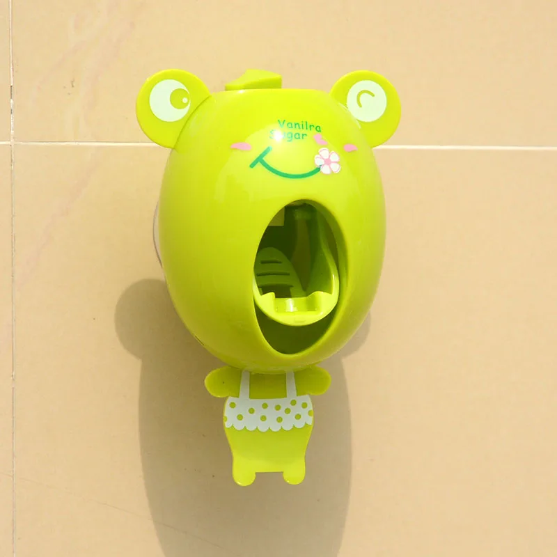 Cartoon Toothpaste Dispenser Strong Suction Sucker Bathroom Accessories Set Toothbrush Holder Automatic Tooth Brush Holder Child
Cartoon Toothpaste Dispenser Strong Suction Sucker Bathroom Accessories Set Toothbrush Holder Automatic Tooth Brush Holder Child