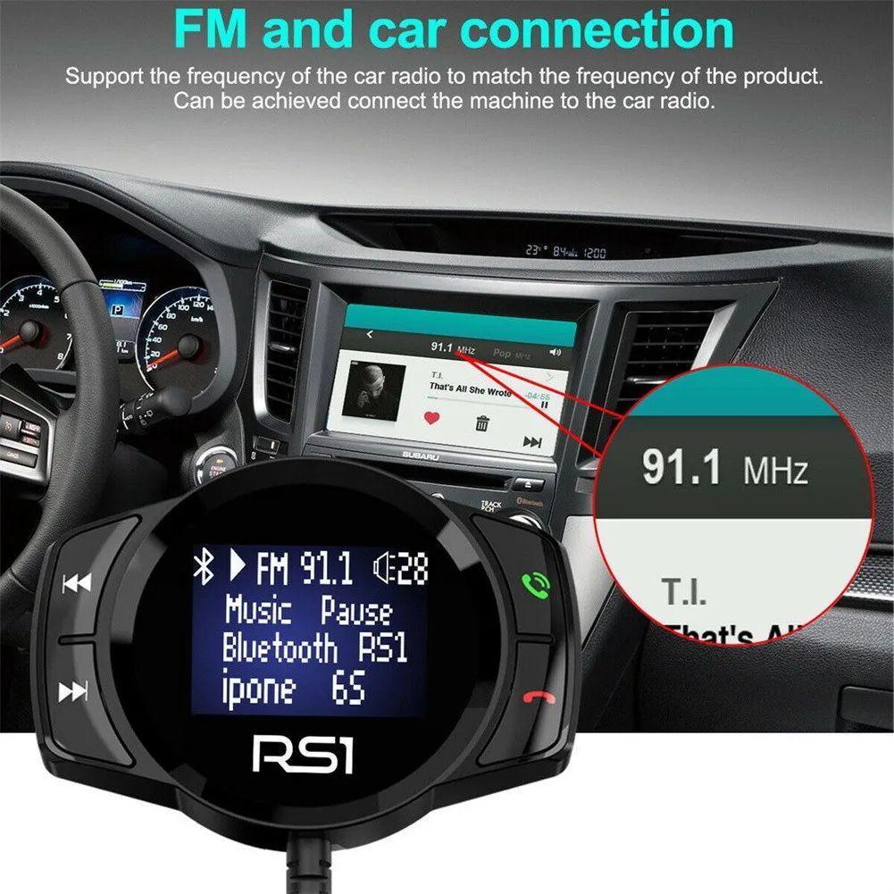 Bluetooth Car FM Modulator Stereo AUTO MP3 Player Audio Adapter FM Transmitter USB Charger Wireless Handsfree Car Kit
Bluetooth Car FM Modulator Stereo AUTO MP3 Player Audio Adapter FM Transmitter USB Charger Wireless Handsfree Car Kit