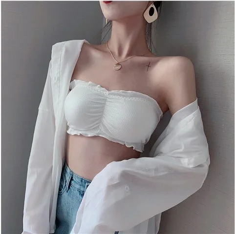 2021 New Seamless Women Tube Tops Strapless Sexy Bra Crop Top Back Closure Bandeau Top Underwear Female Strapless Bra Wrap Top
2021 New Seamless Women Tube Tops Strapless Sexy Bra Crop Top Back Closure Bandeau Top Underwear Female Strapless Bra Wrap Top