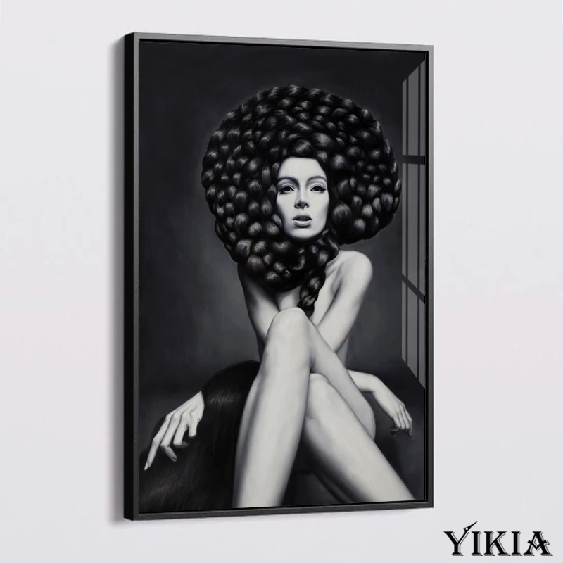 Black and White Hair Art women Canvas Painting abstract art Luxurious Nordic Wall Art Posters and Prints Girl Bedroom Decoration
Black and White Hair Art women Canvas Painting abstract art Luxurious Nordic Wall Art Posters and Prints Girl Bedroom Decoration